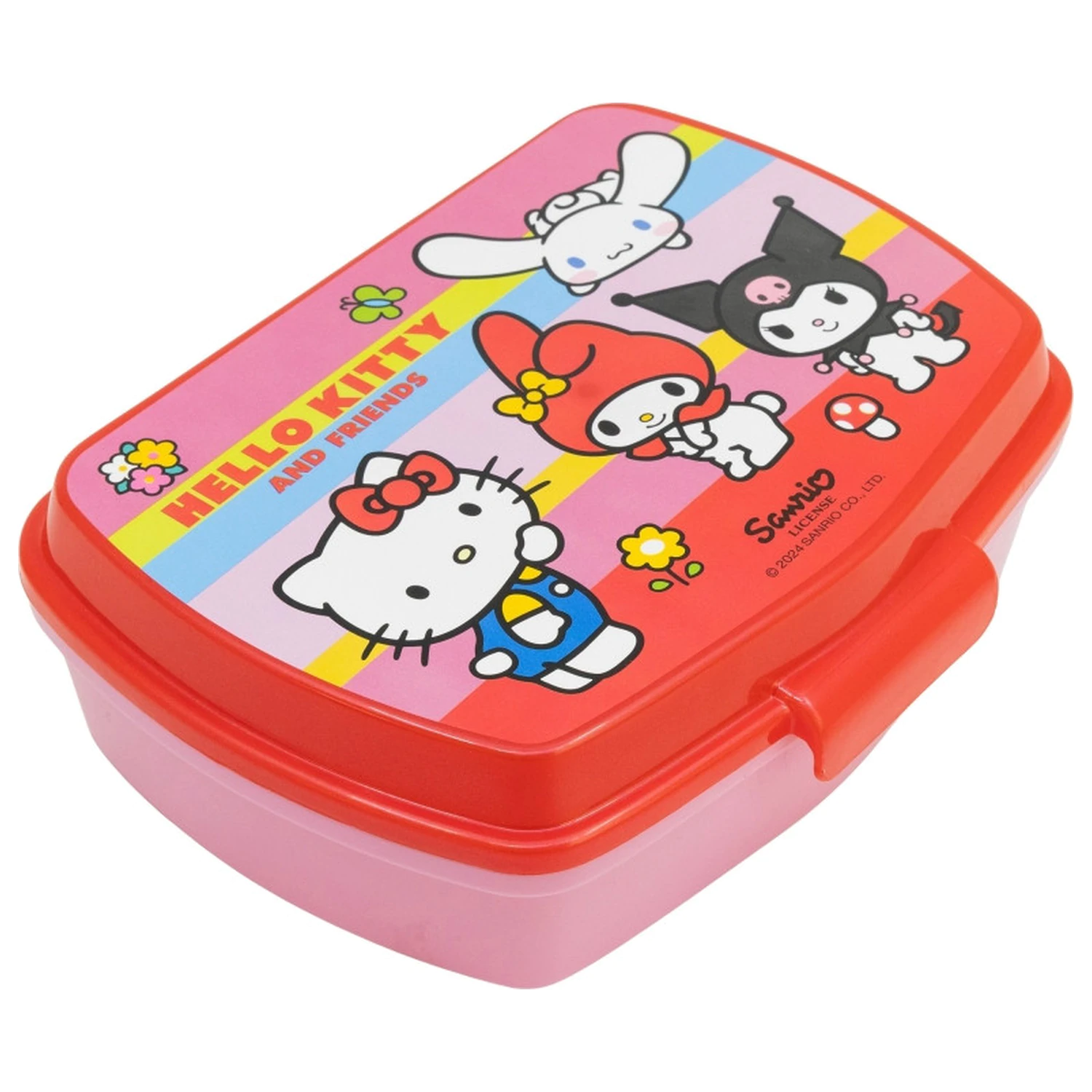 Hello Kitty and Friends Funny Plastic Sandwich Box poza produsului