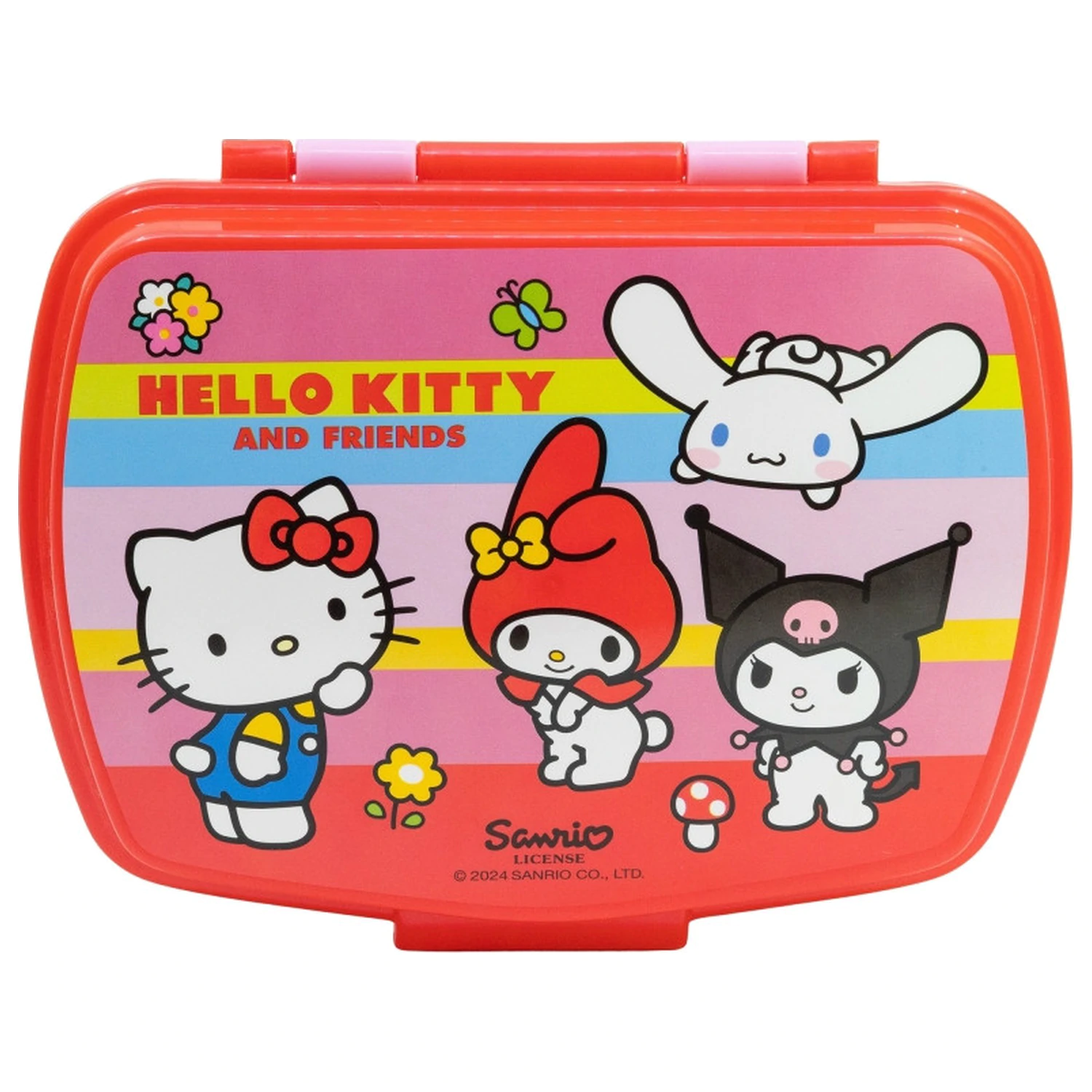 Hello Kitty and Friends Funny Plastic Sandwich Box poza produsului