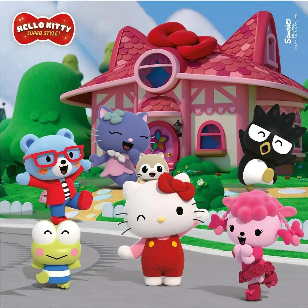 Hello Kitty and Friends Hello Kitty puzzle 3x49 piese poza produsului