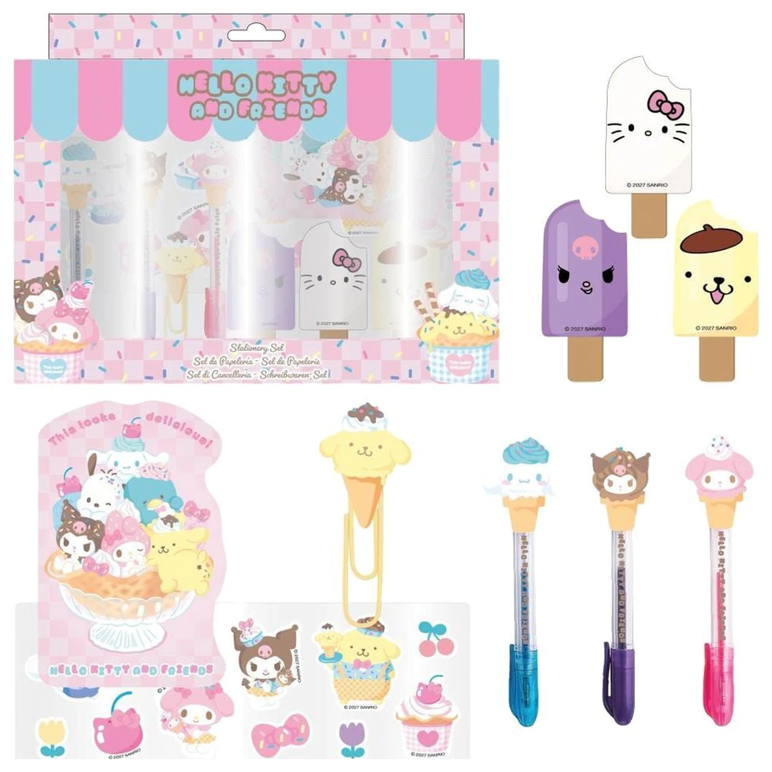 Hello Kitty and Friends pachet papetarie poza produsului