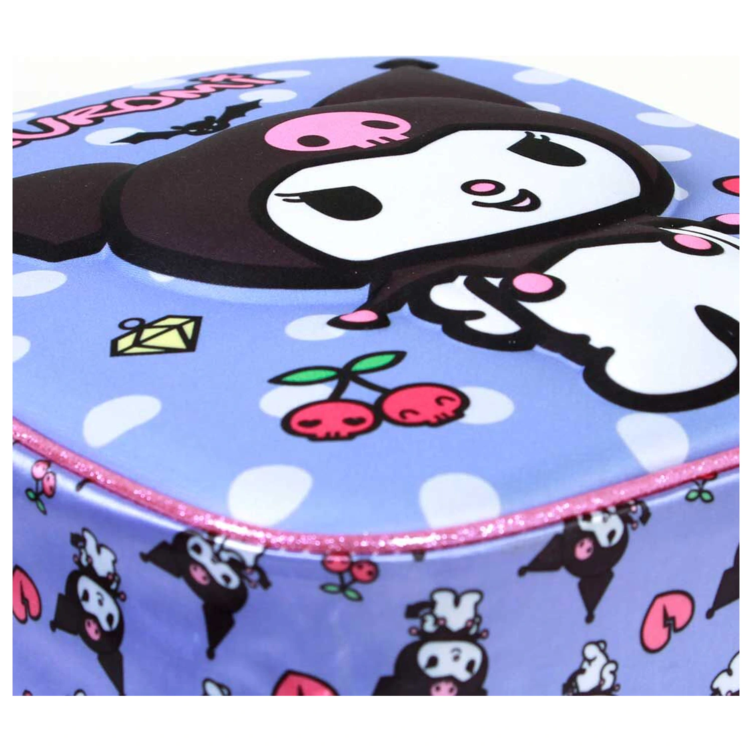 Rucsac 3D Hello Kitty and Friends Kuromi Rebel 30cm poza produsului