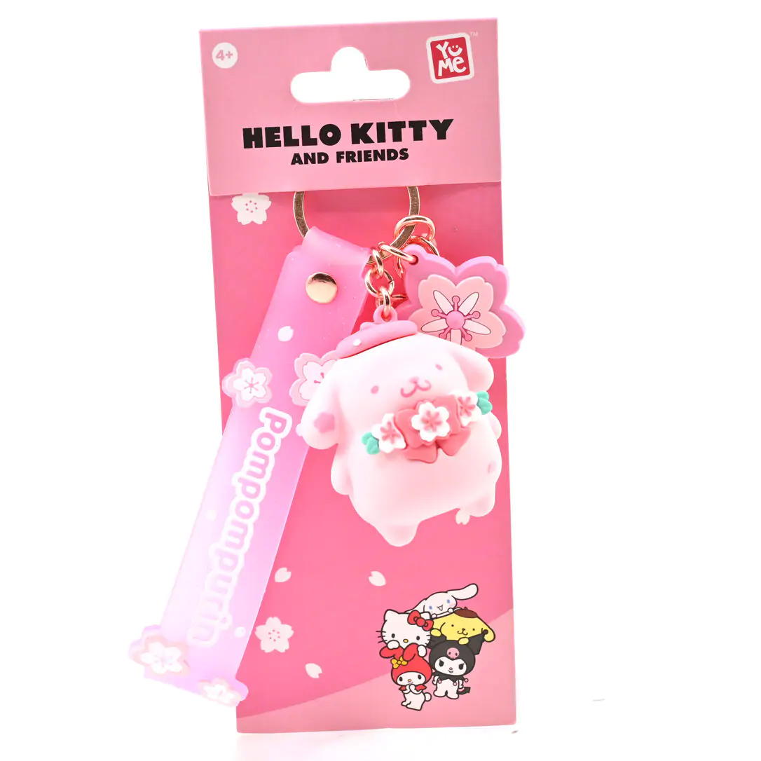 Hello Kitty and Friends Sanrio Sakura Pompompurin breloc poza produsului