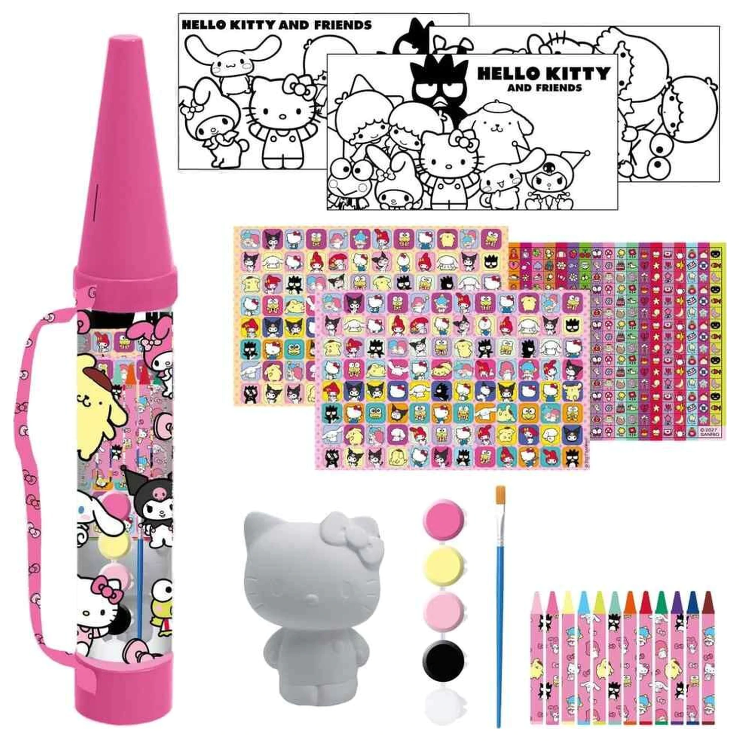 Set de creioane colorate Hello Kitty and Friends poza produsului