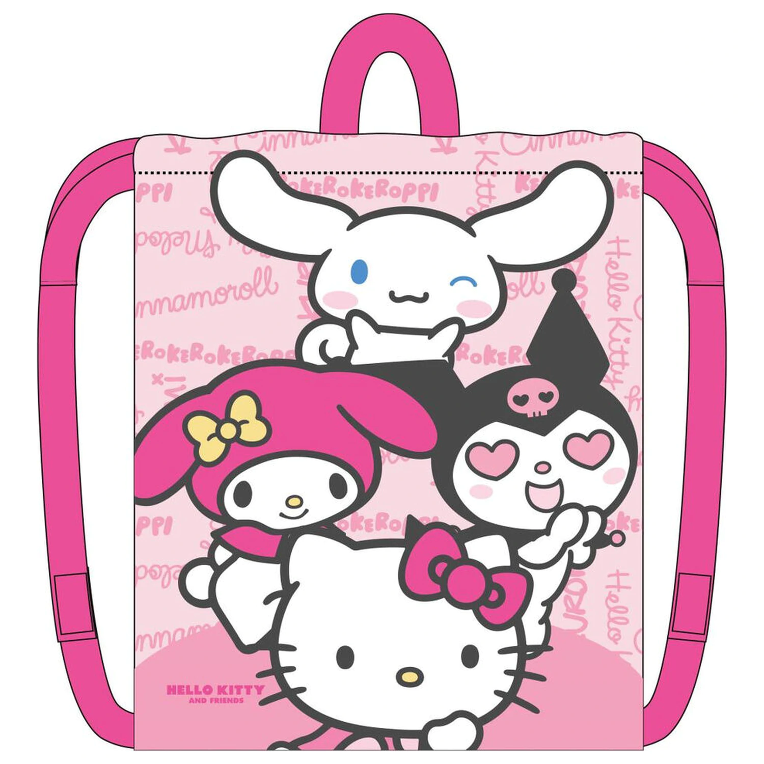 Geantă de sport Hello Kitty and Friends 33cm poza produsului