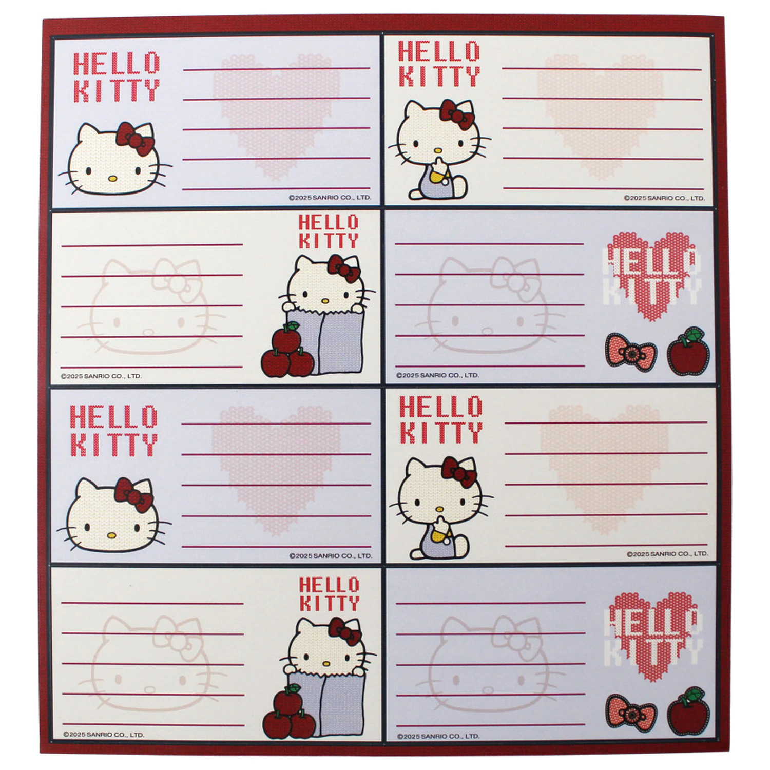 Hello Kitty Apple eticheta autocolanta notebook 16 bucati poza produsului
