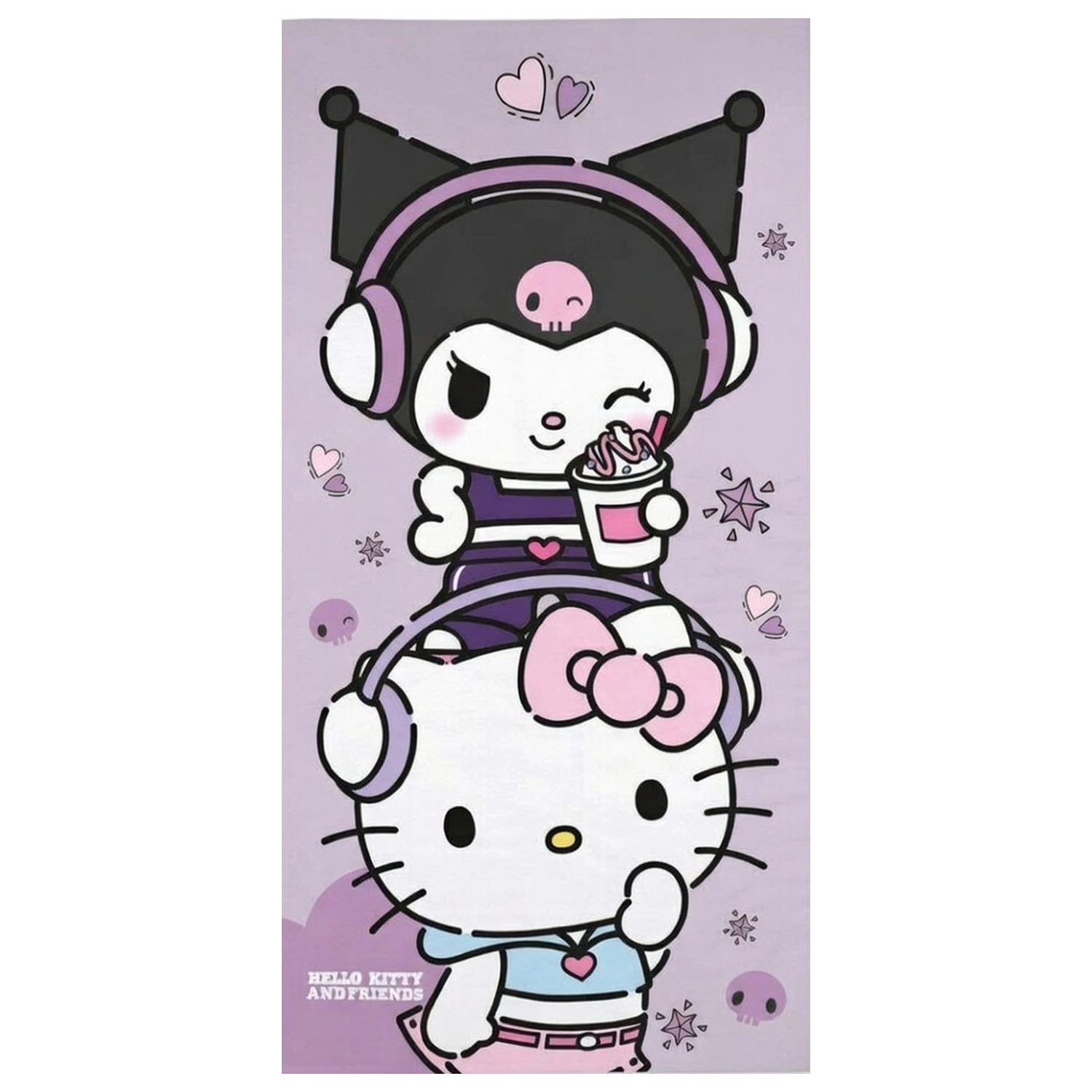 Hello Kitty Best Friend Prosop 70x140cm poza produsului