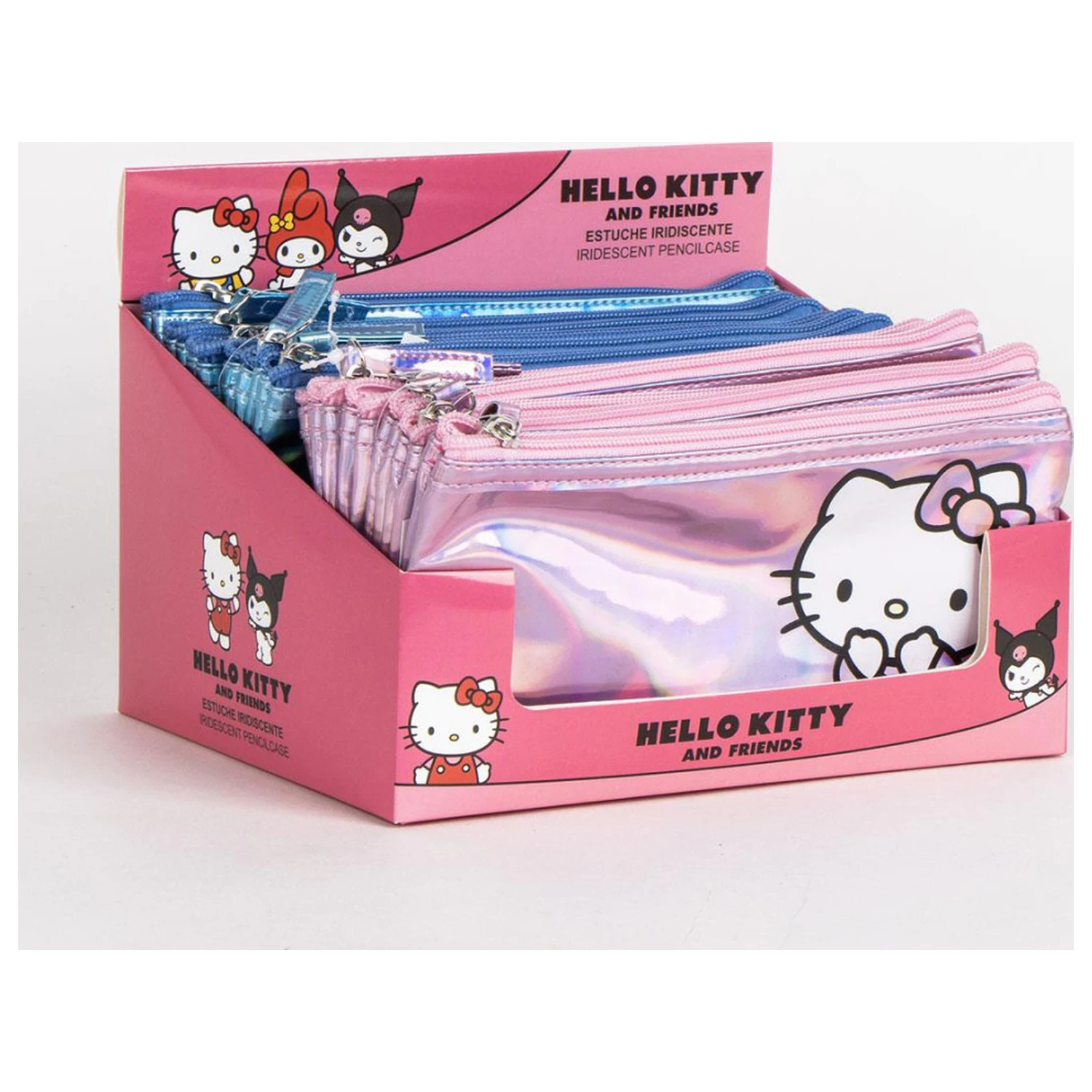 Hello Kitty Blue Iridescent Geanta de toaleta pentru copii, penar poza produsului