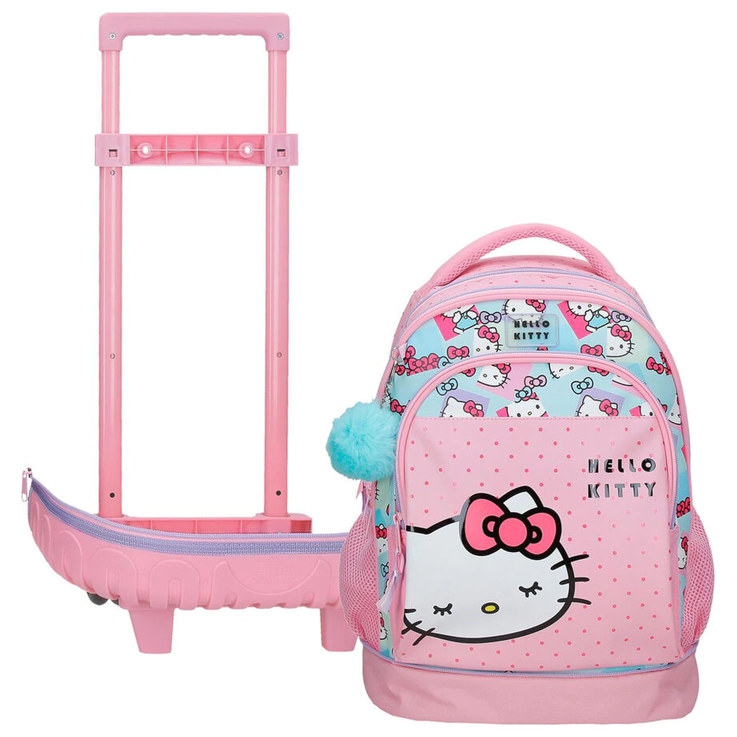 Hello Kitty Bows trolley compact extractabil 43cm poza produsului
