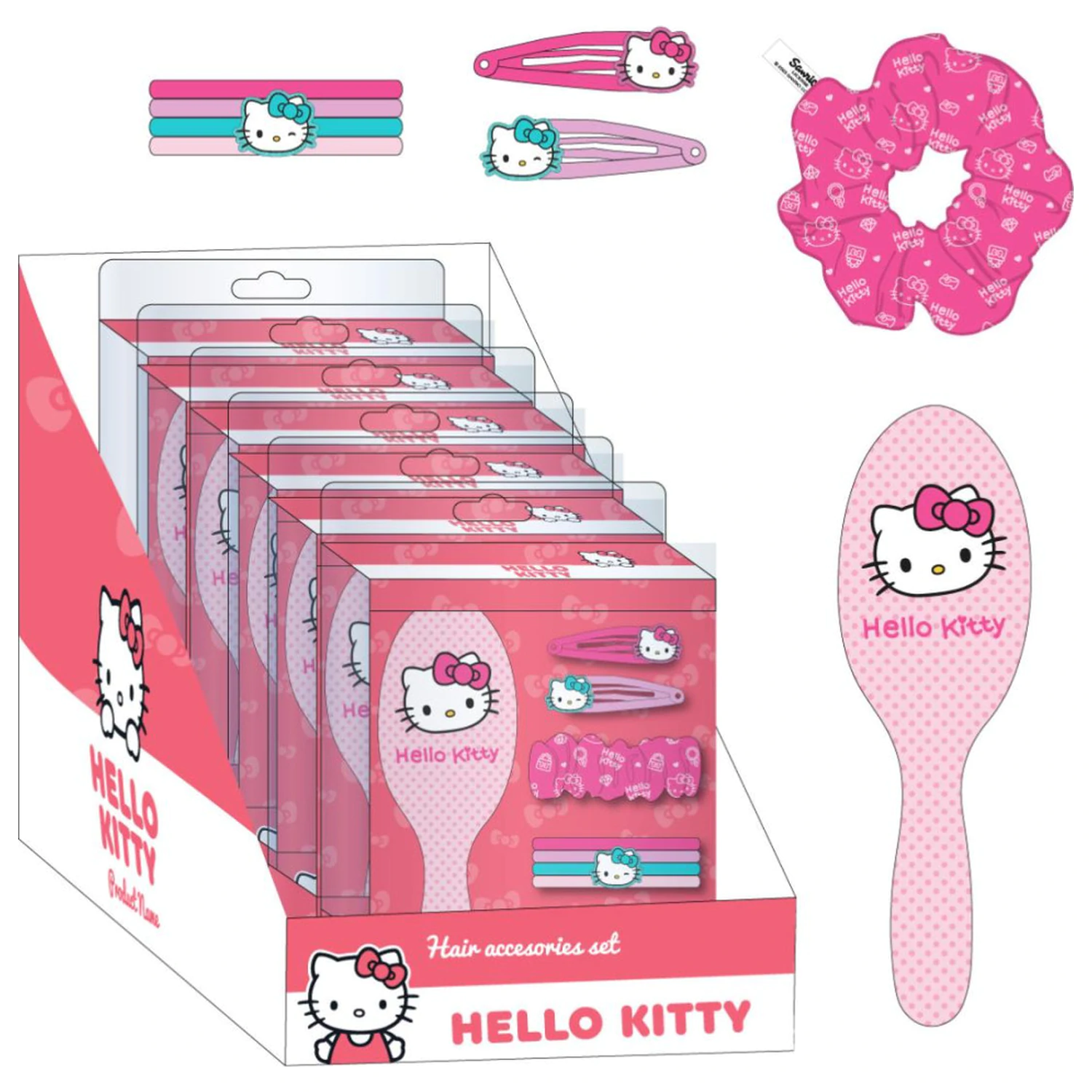 Hello Kitty Bows Set de accesorii pentru păr poza produsului