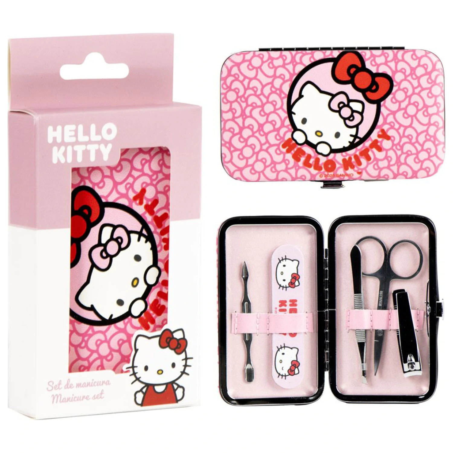 Hello Kitty Bows Set Manichiura 6 piese poza produsului