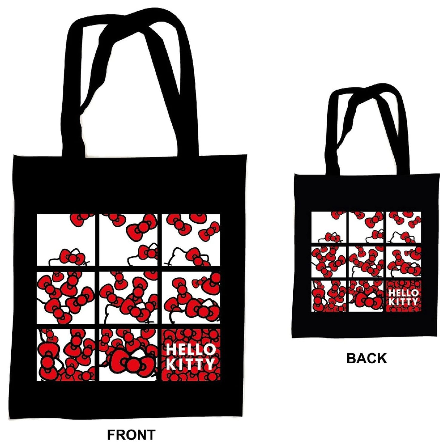 Hello Kitty Bows Canvas Geantă Tote, Geantă de Cumpărături 44 cm poza produsului