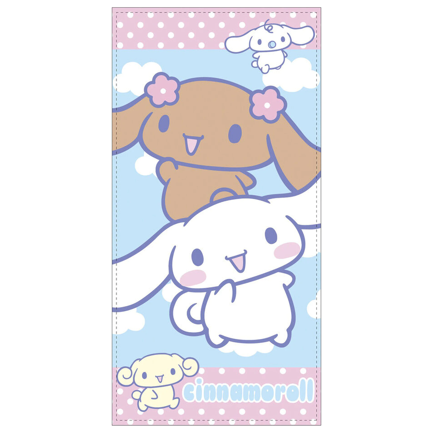 Hello Kitty Cinnamoroll prosop de plaja din microfibra poza produsului