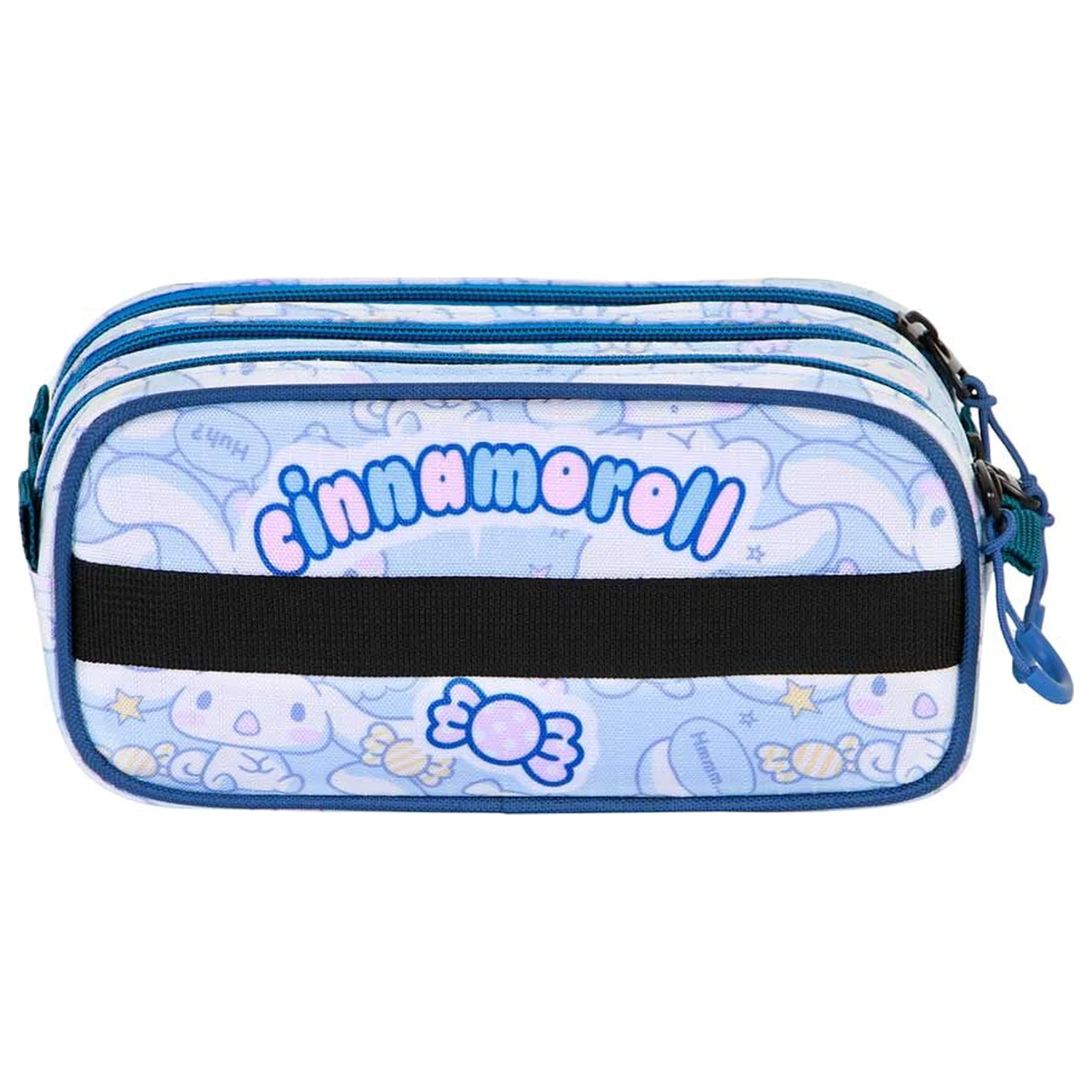 Hello Kitty Cinnamoroll etui triplu pentru creioane poza produsului