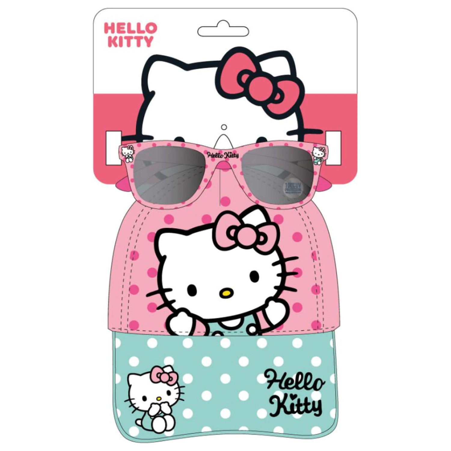 Hello Kitty Dots Ochelari de soare și set de șapcă de baseball poza produsului