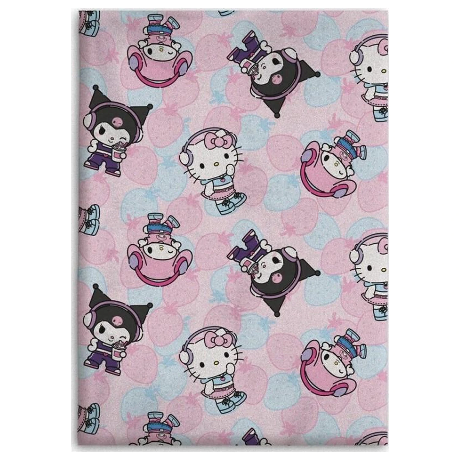Hello Kitty Pătură de flanelă 110x150cm poza produsului