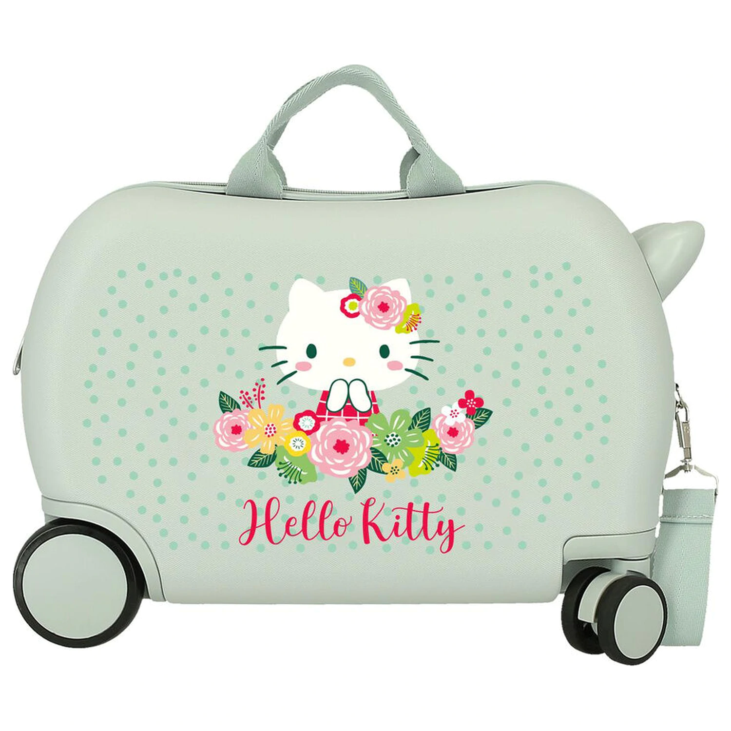 Hello Kitty Floral ABS troler 45cm poza produsului