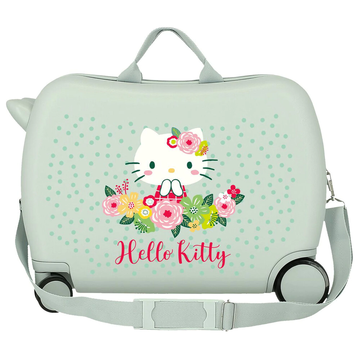Hello Kitty Floral ABS troler valiza 50cm poza produsului