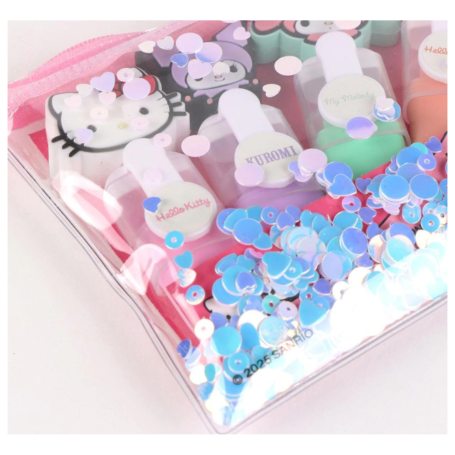 Hello Kitty & Friends set de 4 mini markere tip cap poza produsului