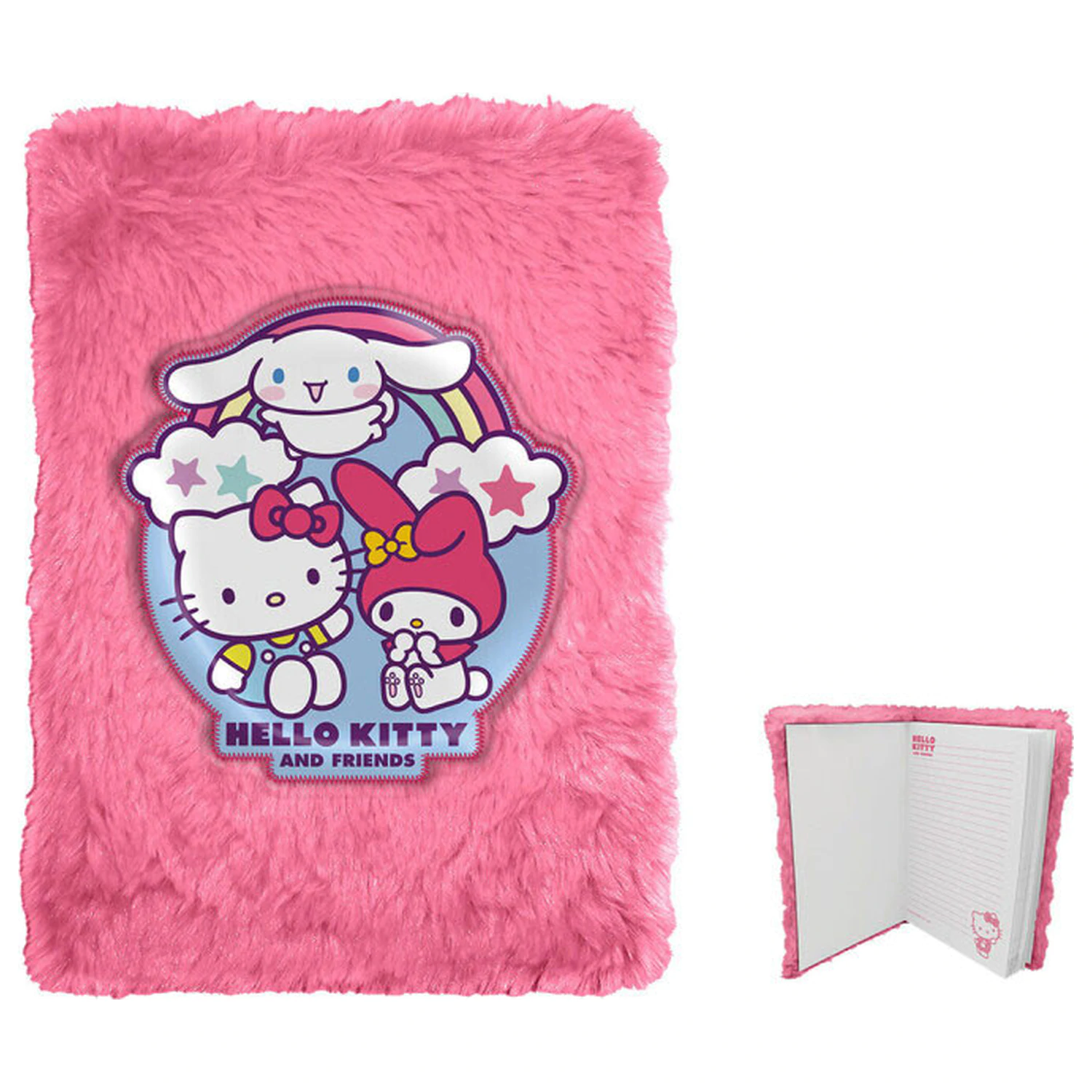 Hello Kitty and Friends Plush A5 Carnet, Blocnotes poza produsului