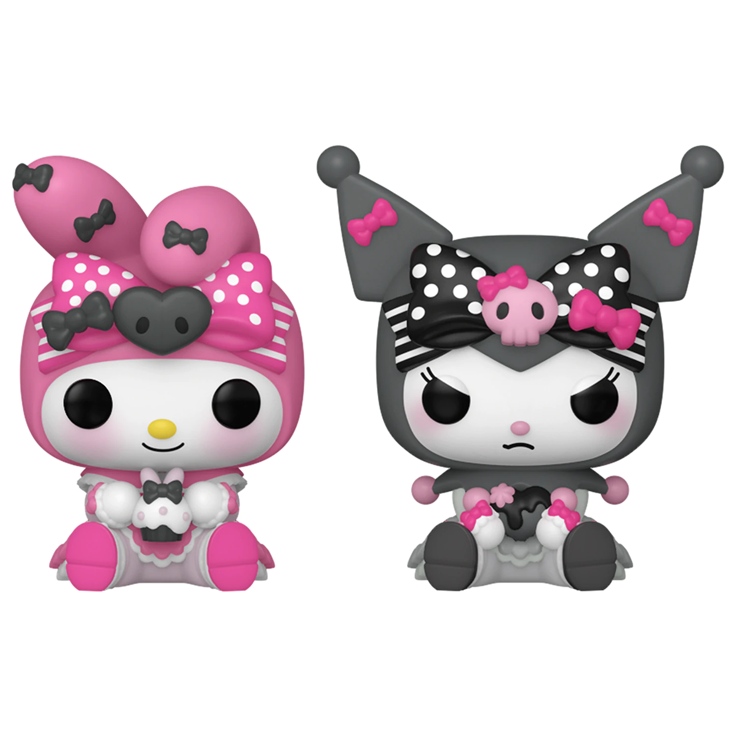 Hello Kitty Funko Pocket POP! Figurine din vinil pachet de 2 My Melody & Kuromi 4 cm poza produsului