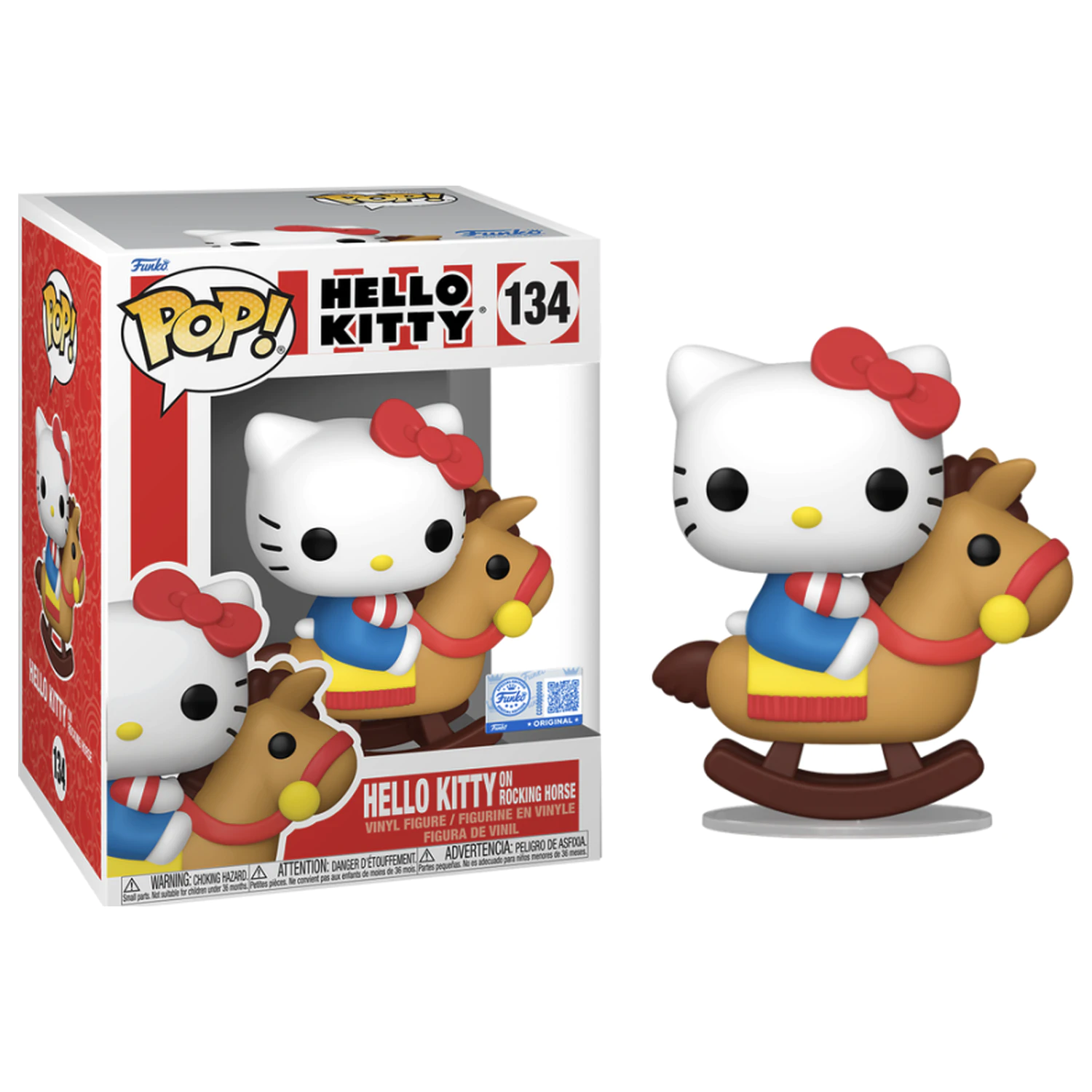 Hello Kitty Funko POP! Premium Hello Kitty pe Cal Balansoar poza produsului