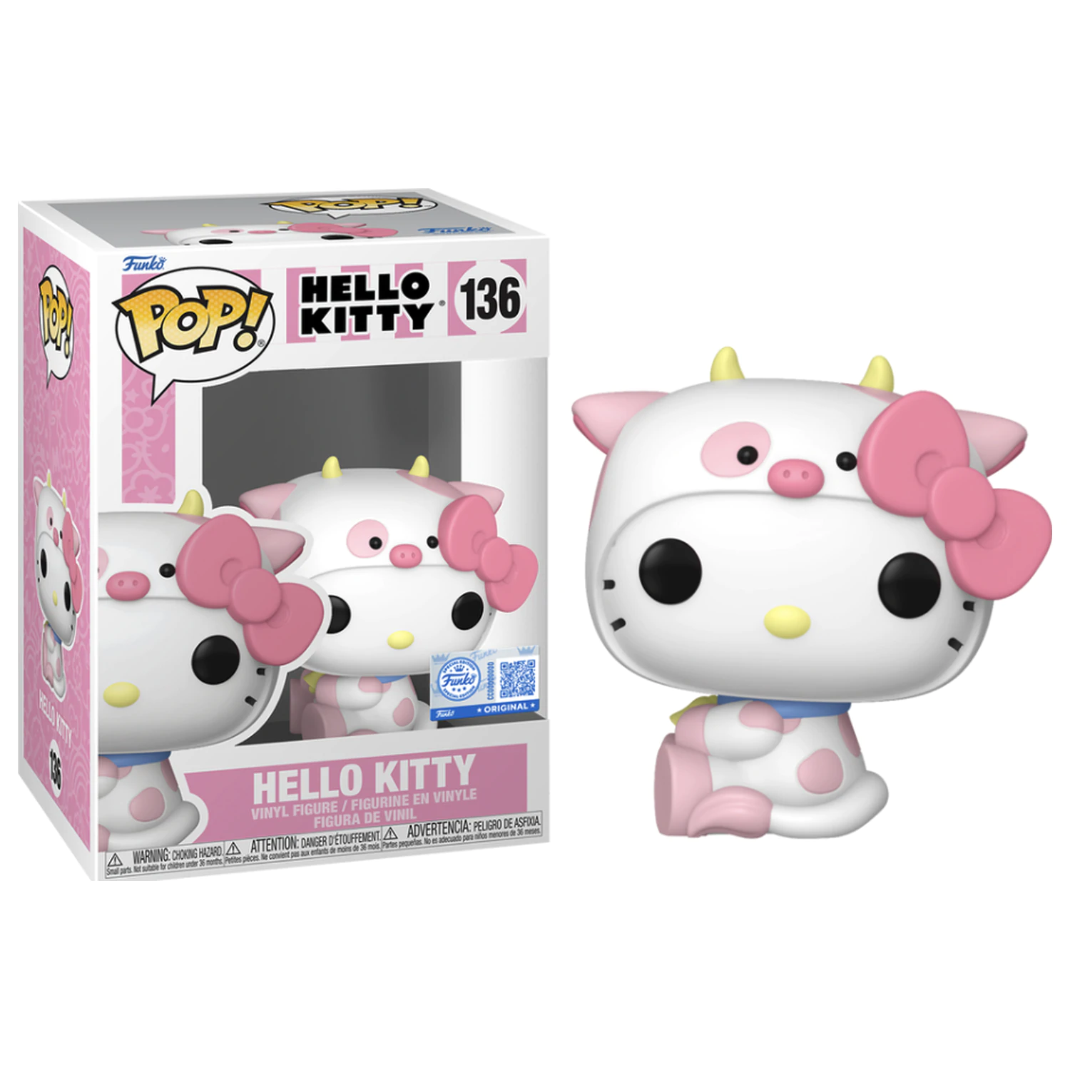 Hello Kitty Funko Pop! Sanrio Hello Kitty in Cow Cosplay poza produsului