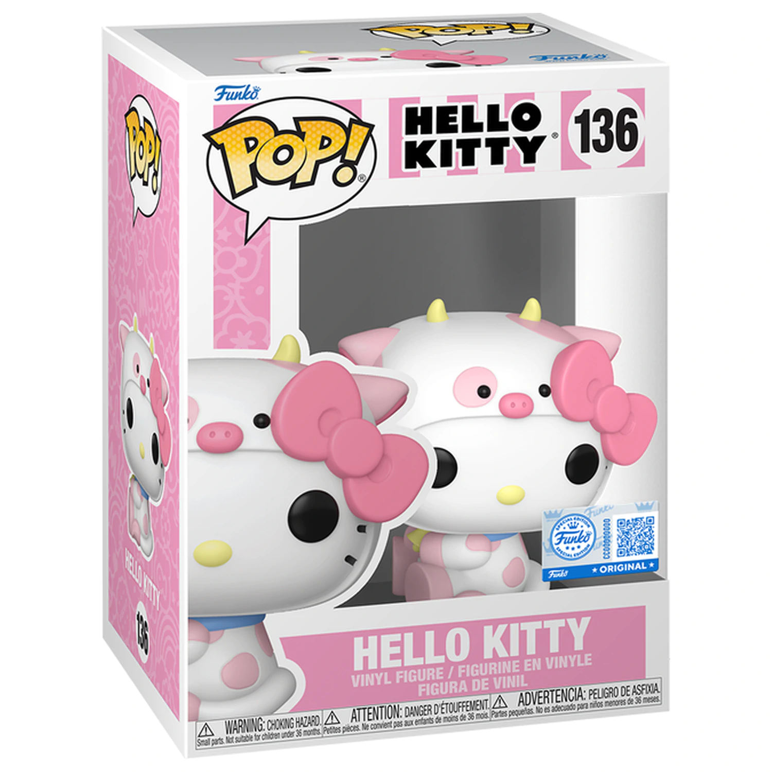 Hello Kitty Funko Pop! Sanrio Hello Kitty in Cow Cosplay poza produsului