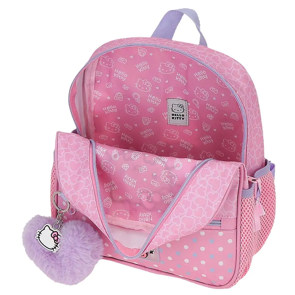 Hello Kitty Hearts & Dots rucsac adaptabil 25 cm poza produsului