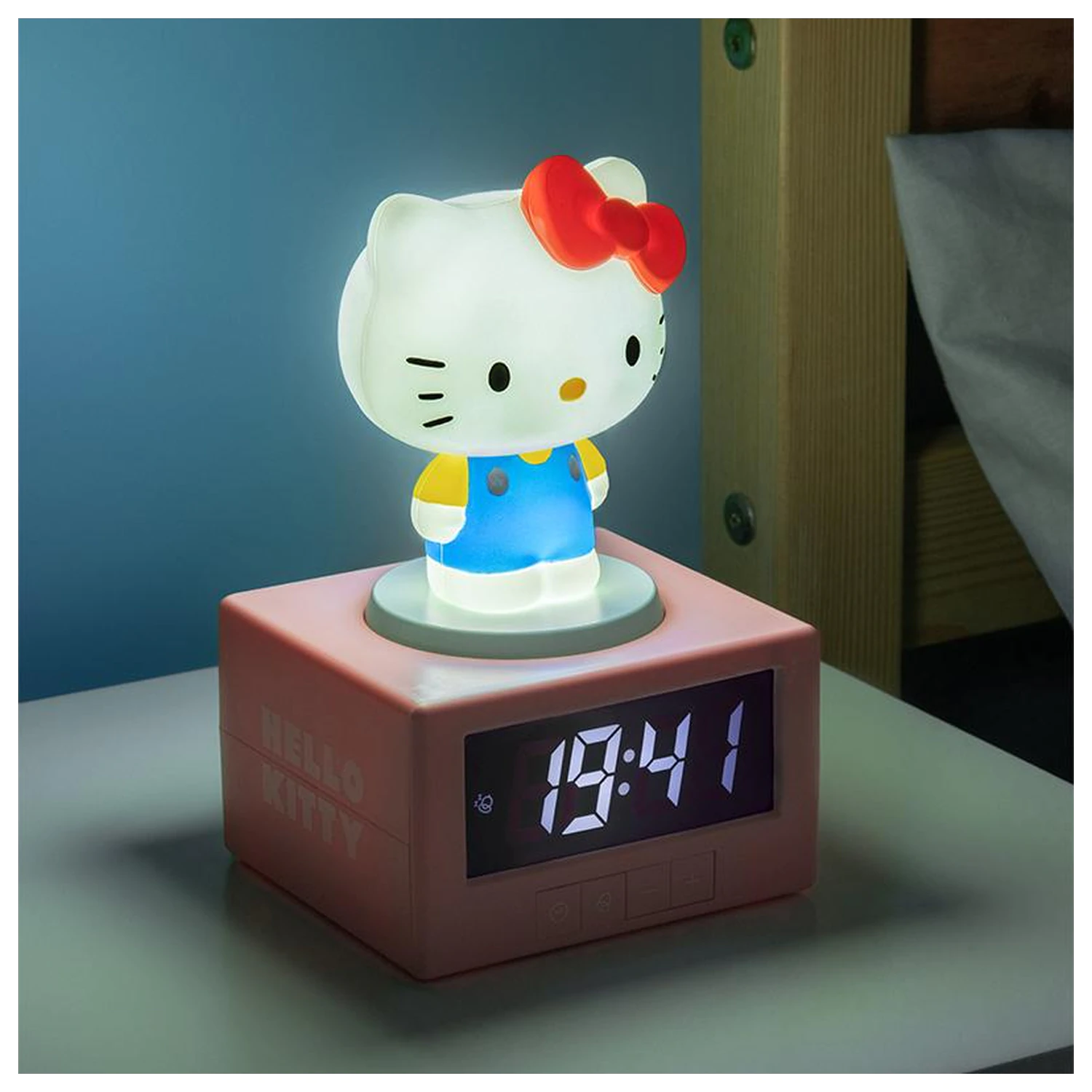 Hello Kitty Icon Lamp Ceas Deșteptător 12 cm poza produsului