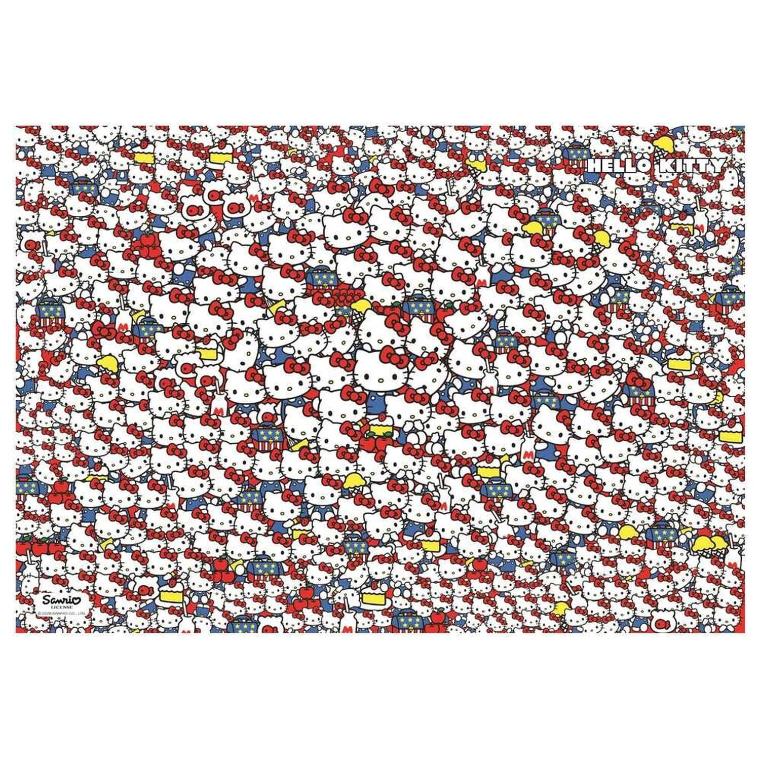 Hello Kitty impossible puzzle 1000 piese poza produsului