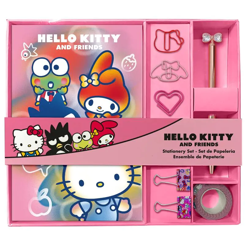 Hello Kitty set papetărie caiet + accesorii poza produsului