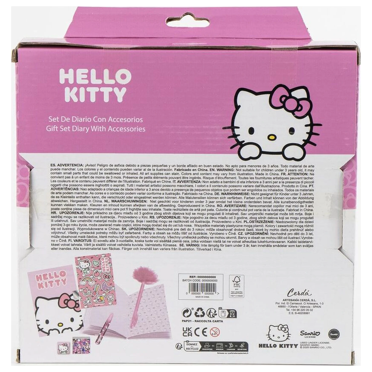 Set Jurnal Hello Kitty poza produsului