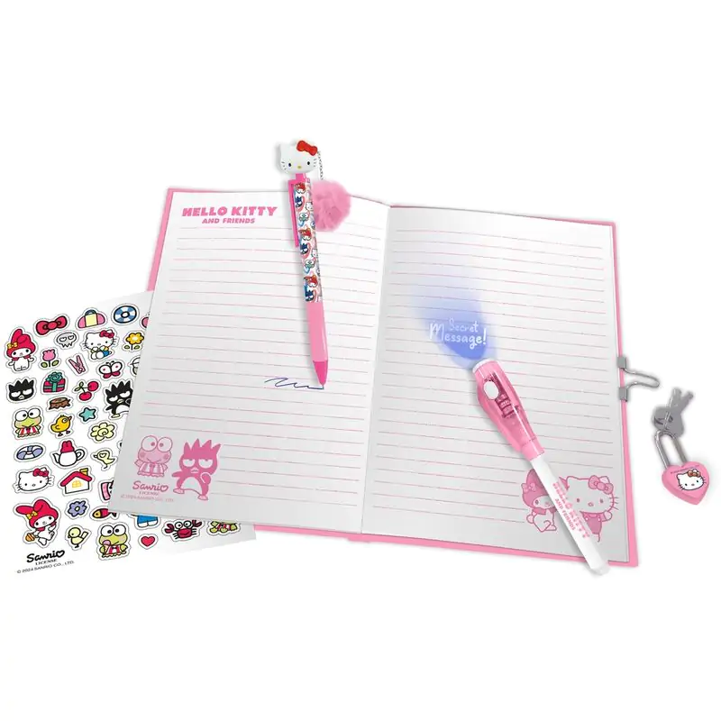 Hello Kitty Jurnal + pix magic + topper pen poza produsului