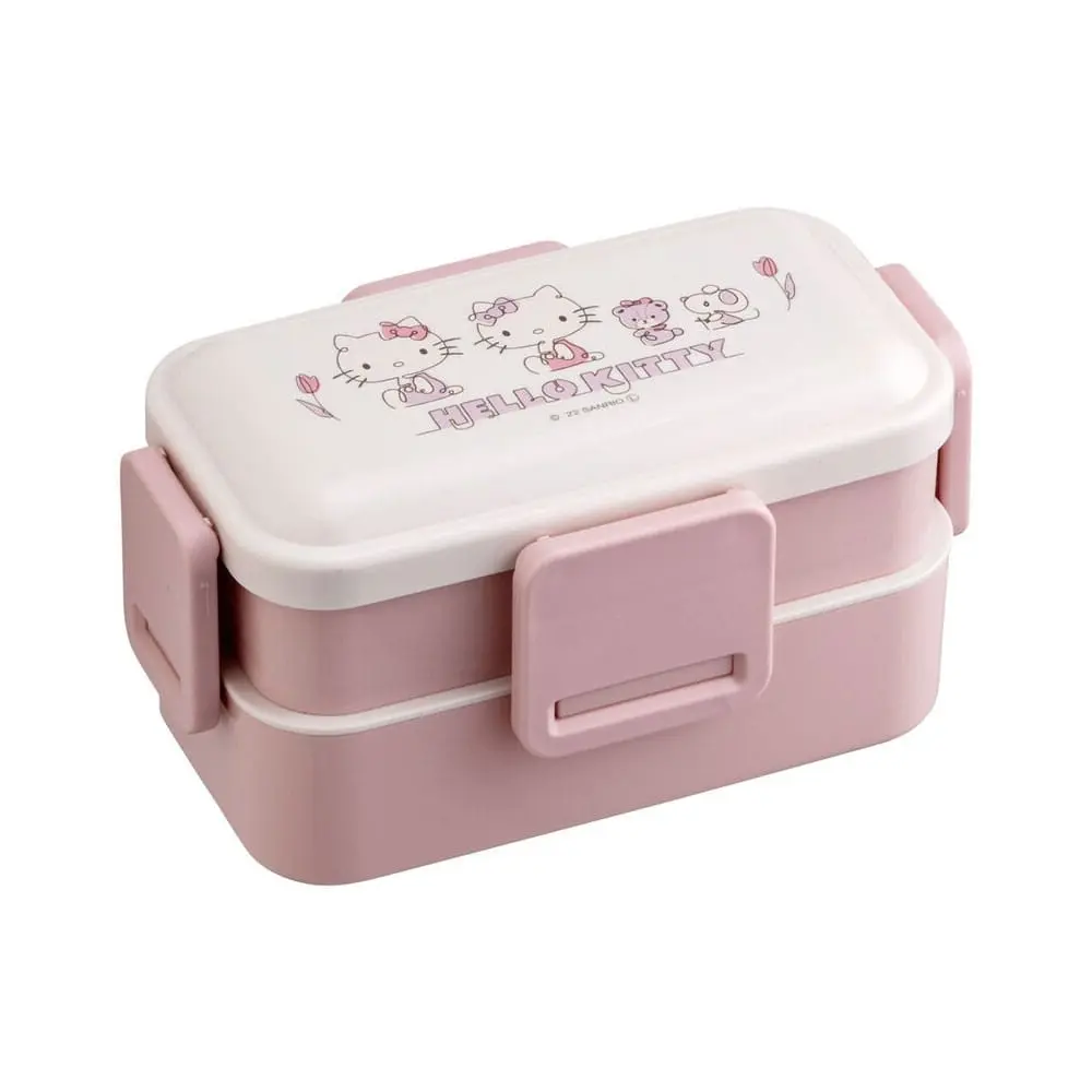 Cutie de prânz cu două straturi Hello Kitty Kitty-chan poza produsului