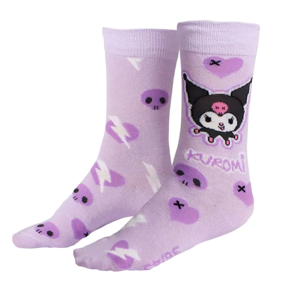 Hello Kitty Kuromi pack 3 perechi șosete adult poza produsului