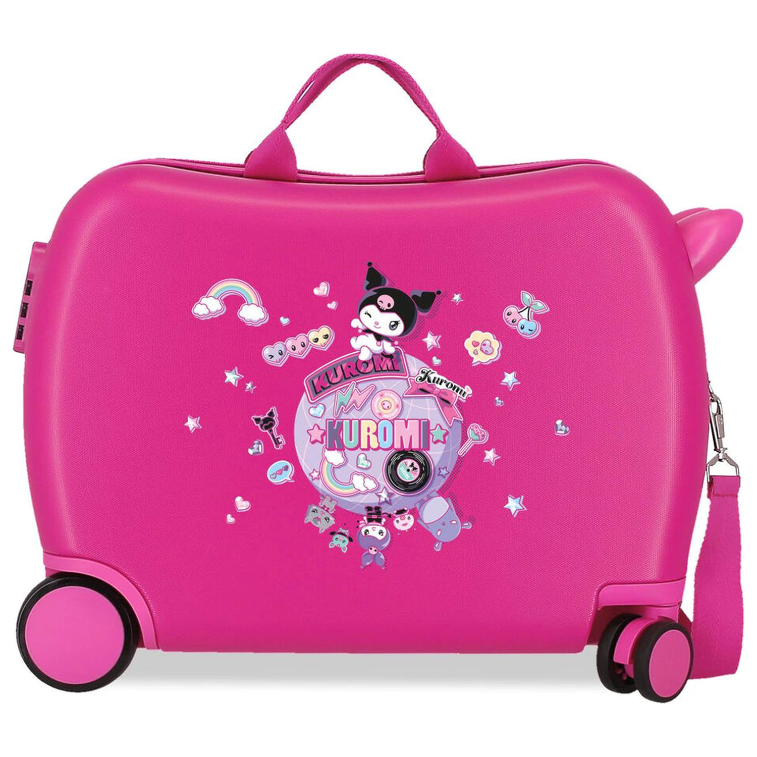 Hello Kitty Kuromi Around The World ABS troler valiza 50cm poza produsului