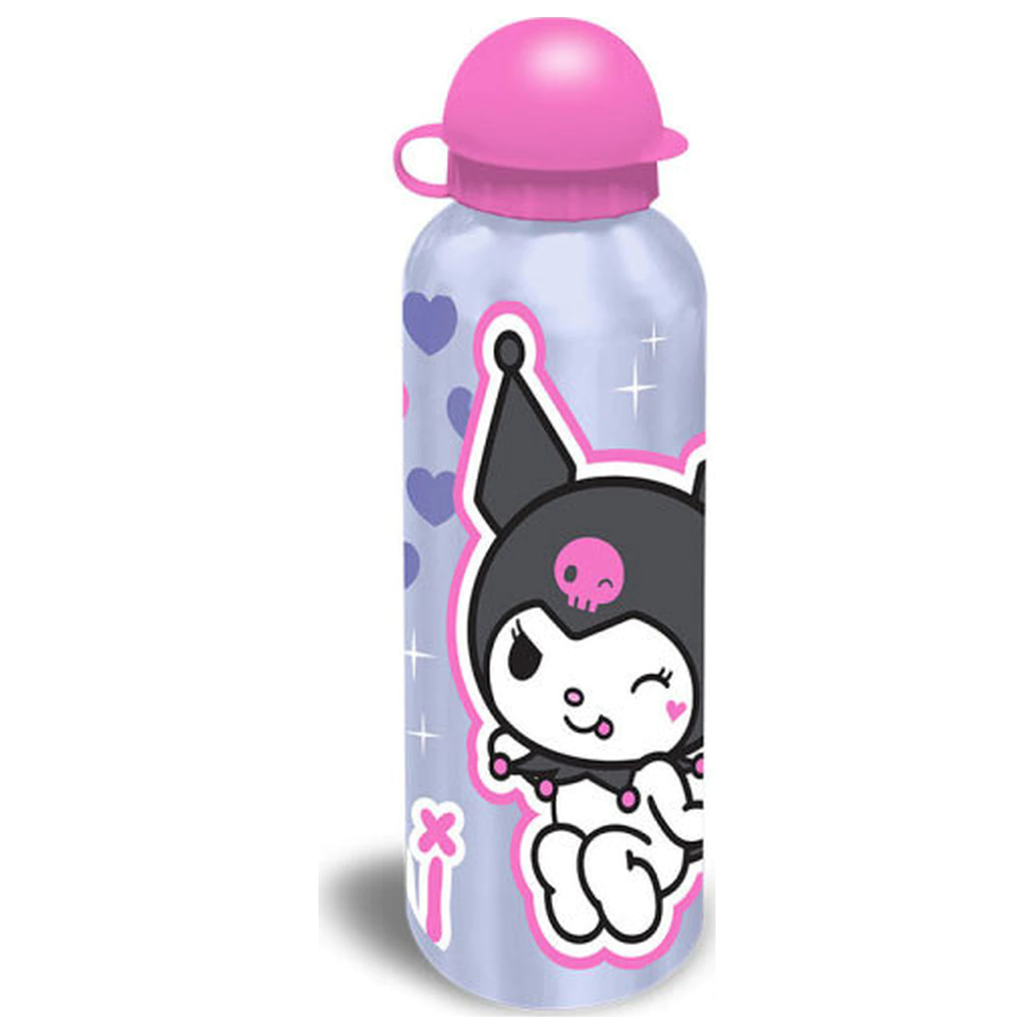 Hello Kitty Kuromi Sticla de apa din aluminiu cu capac pentru baut 500 ml poza produsului
