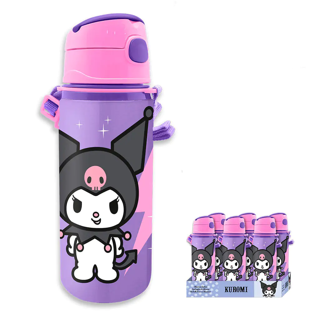 Hello Kitty Kuromi sticlă de aluminiu 600ml poza produsului