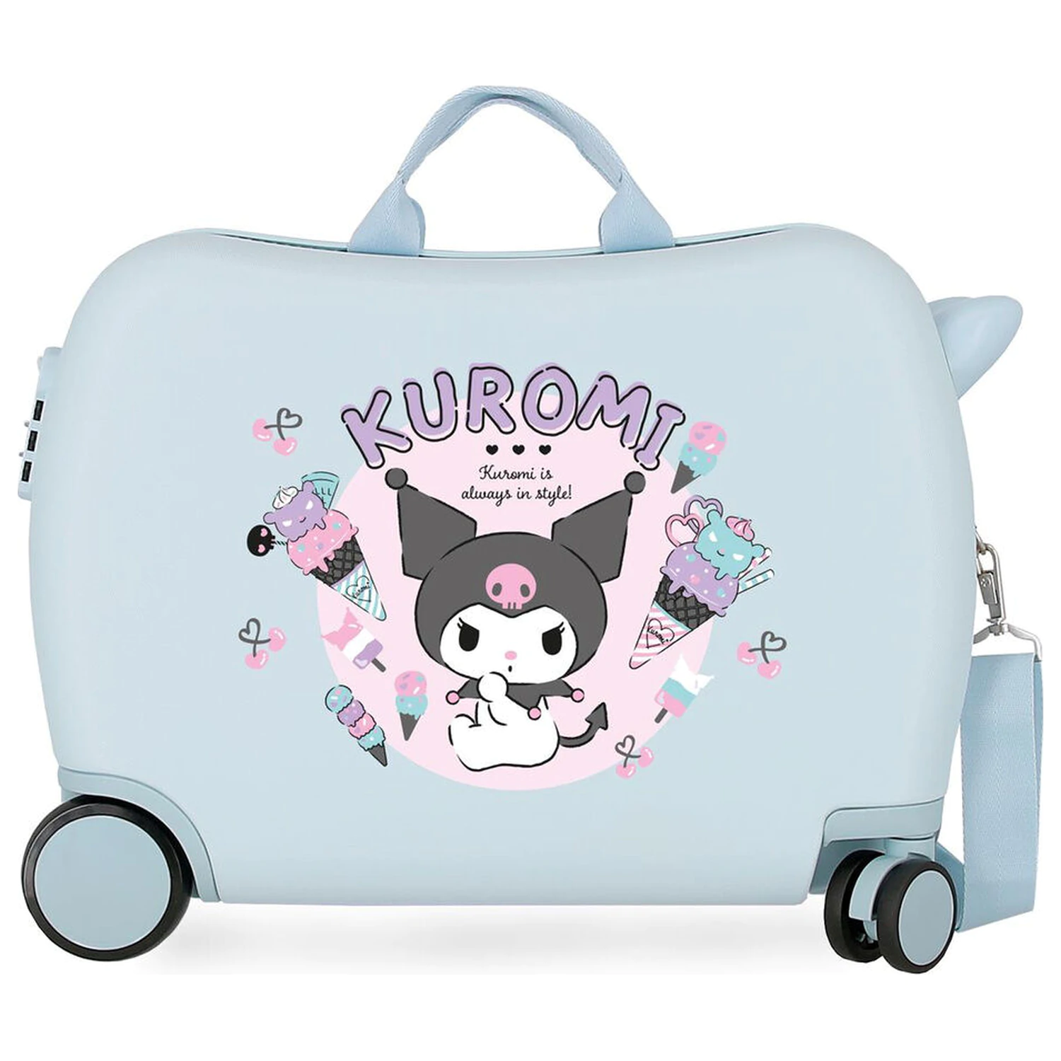 Hello Kitty Kuromi Always In Style ABS valiză trolley 50cm poza produsului