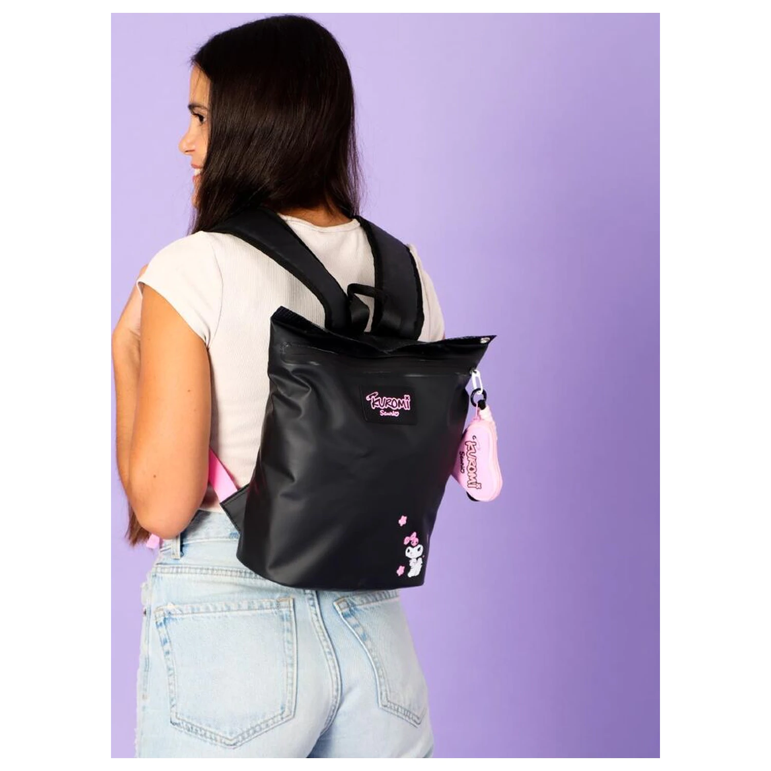 Rucsac casual Hello Kitty Kuromi 33cm poza produsului