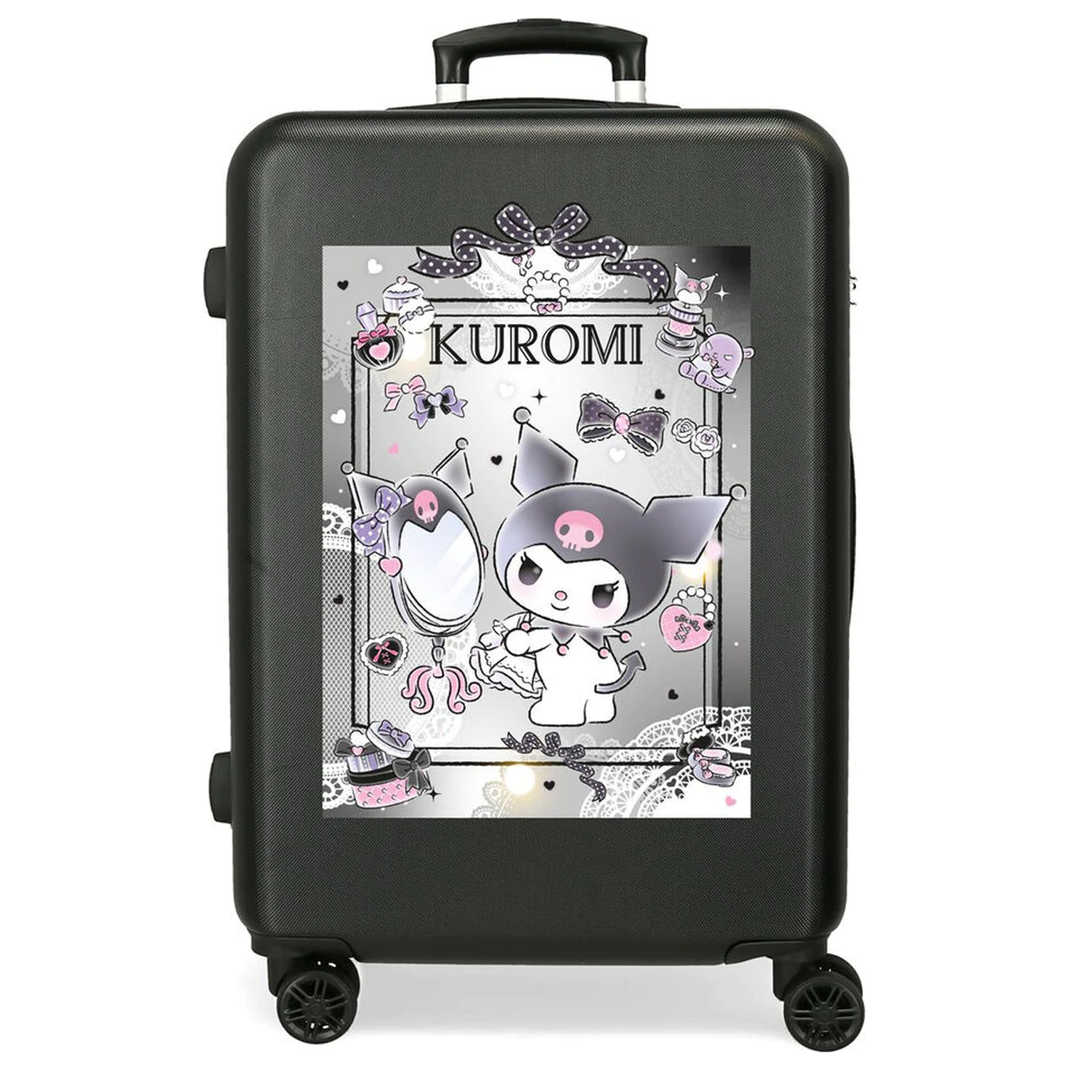 Hello Kitty Kuromi Dream Closer valiza trolley extensibila ABS de 65cm poza produsului