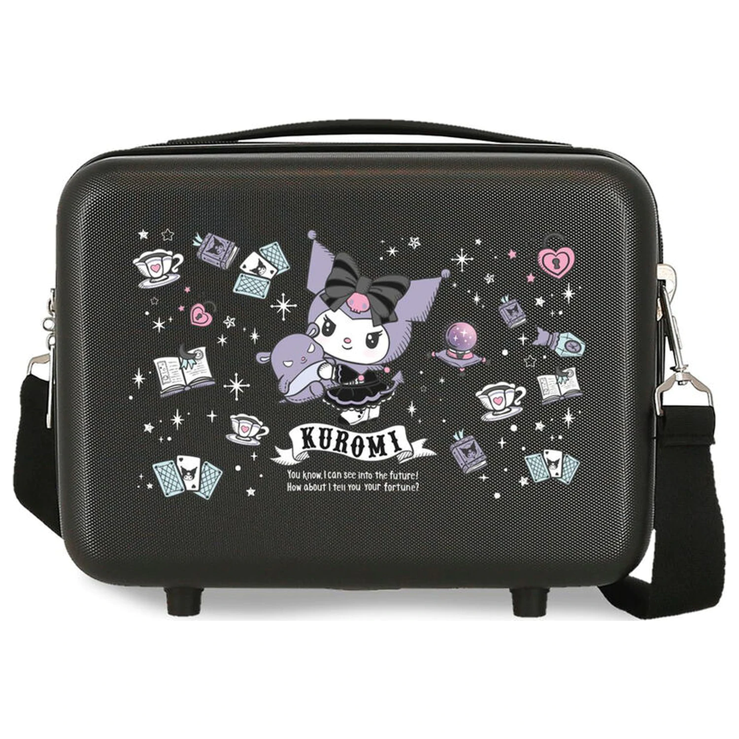 Hello Kitty Kuromi Fortune Telling ABS beauty case adaptabil 29cm poza produsului