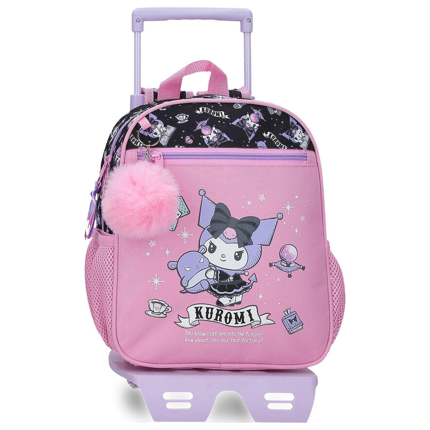 Hello Kitty Kuromi Fortune Telling trolley 28cm poza produsului