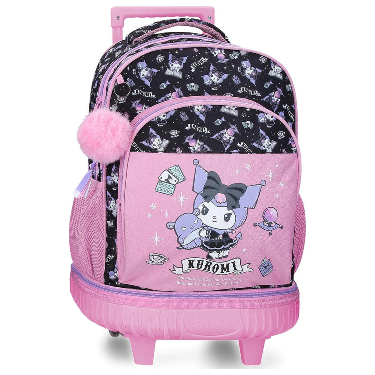 Hello Kitty Kuromi Fortune Telling troler compact extractibil 43cm poza produsului