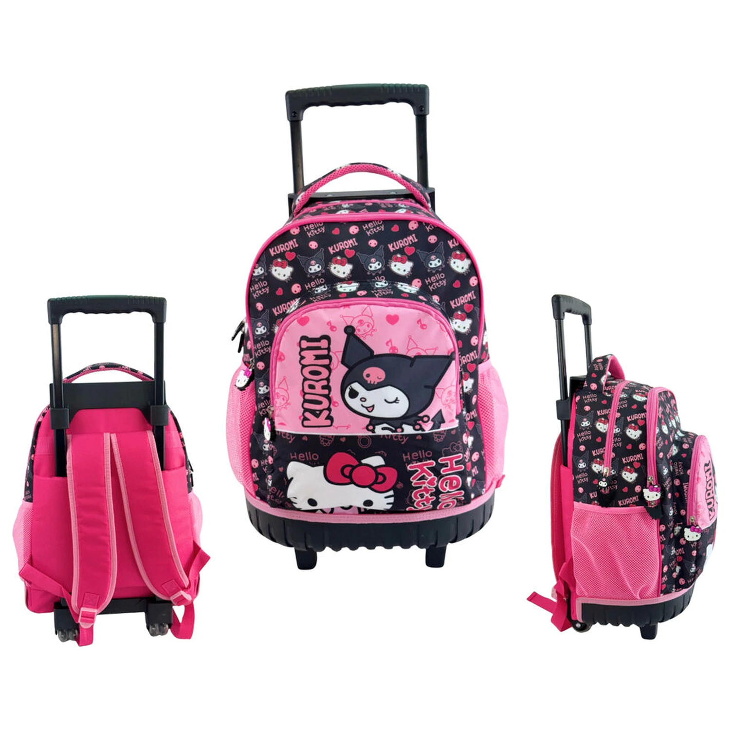 Hello Kitty & Kuromi troller 44cm poza produsului