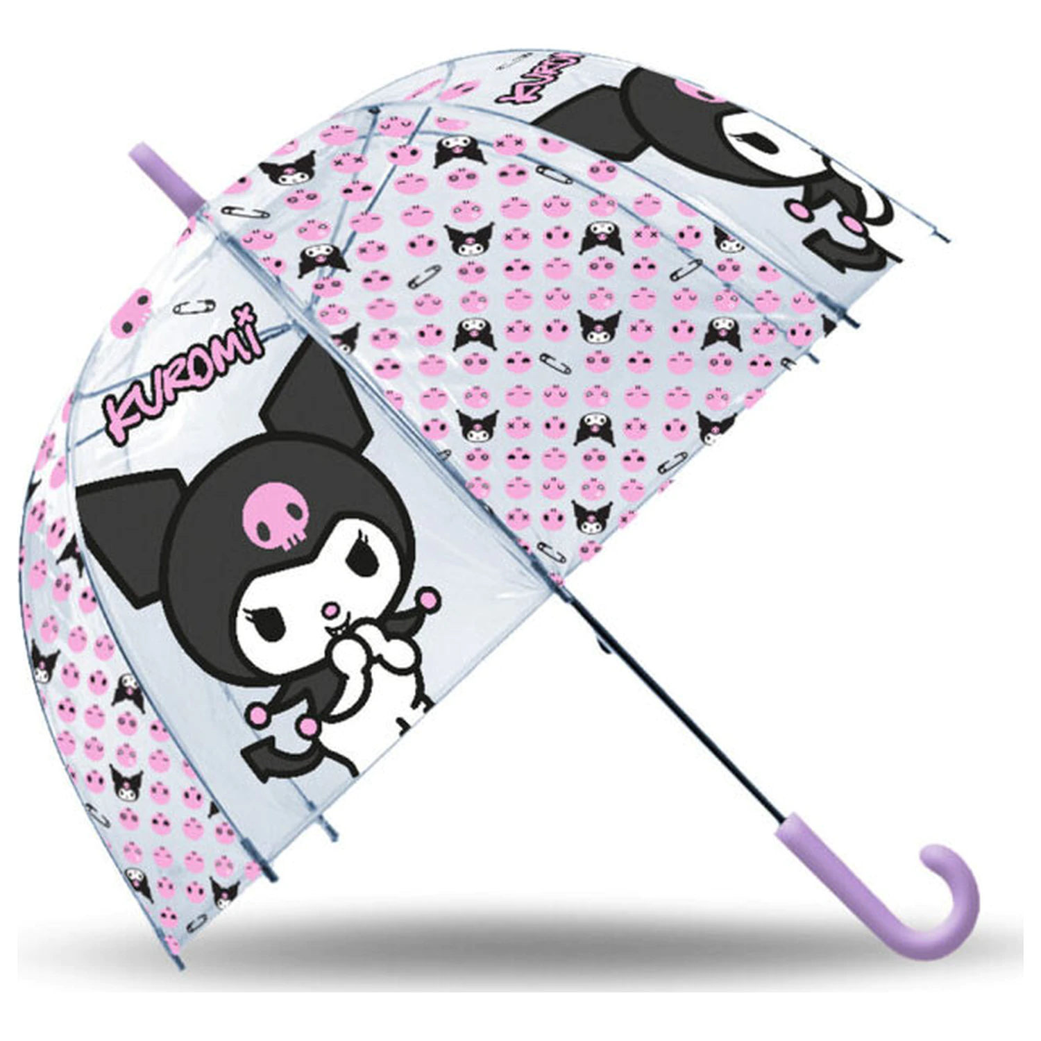 Hello Kitty Kuromi Kids Clear Umbrella Ø70 cm poza produsului