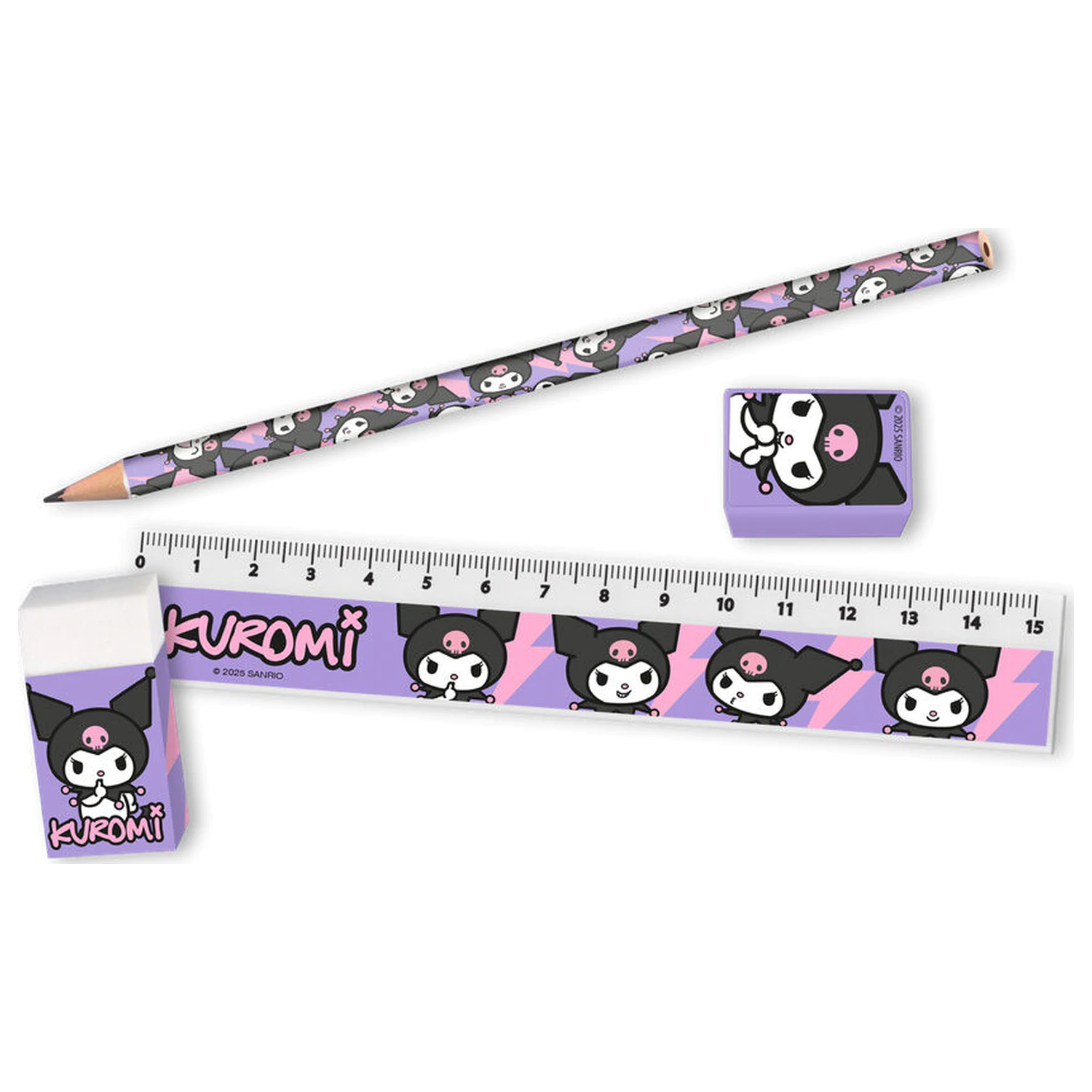 Hello Kitty Kuromi set de papetarie poza produsului