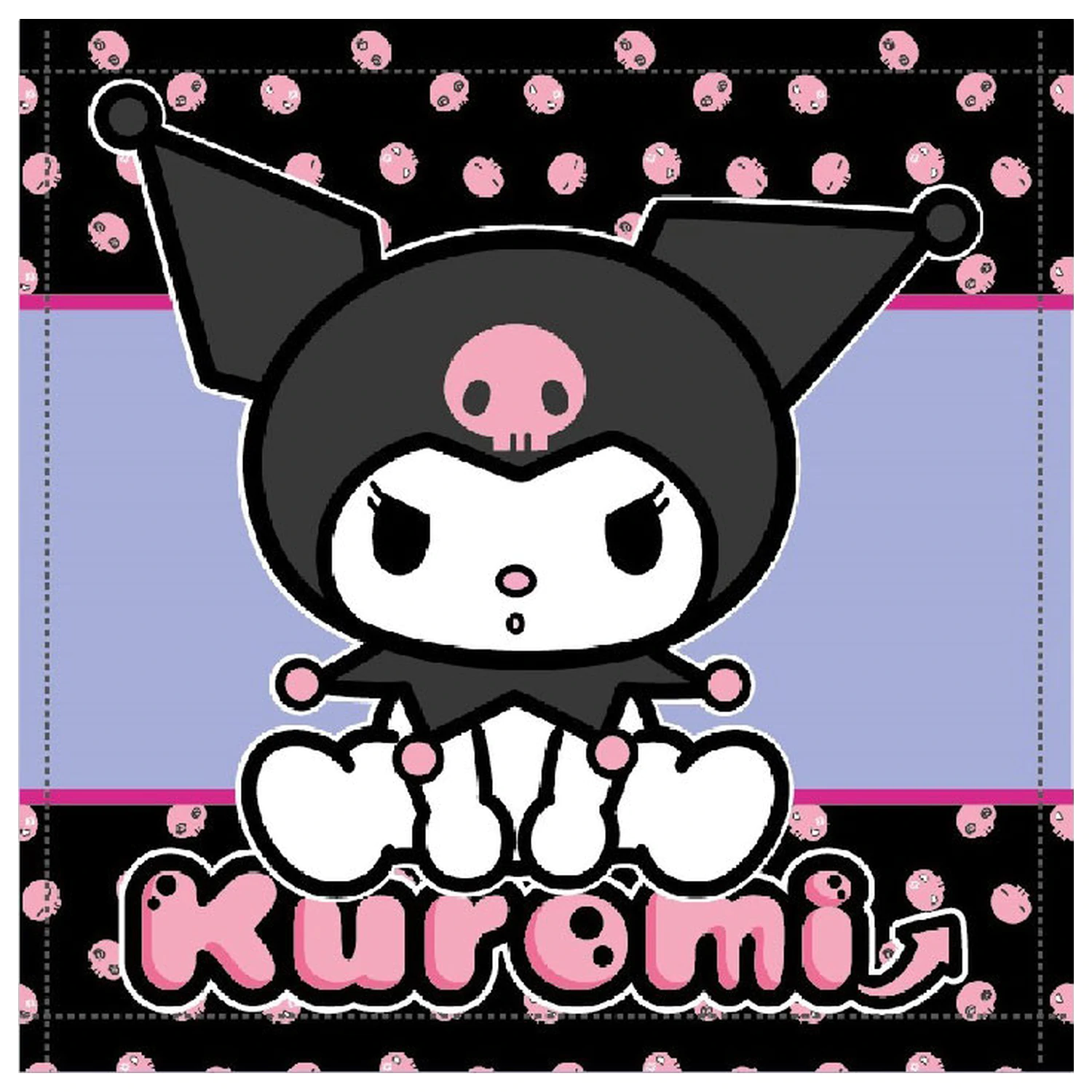 Hello Kitty Kuromi Prosop de maini, Prosop de fata, Prosop 30x30cm poza produsului