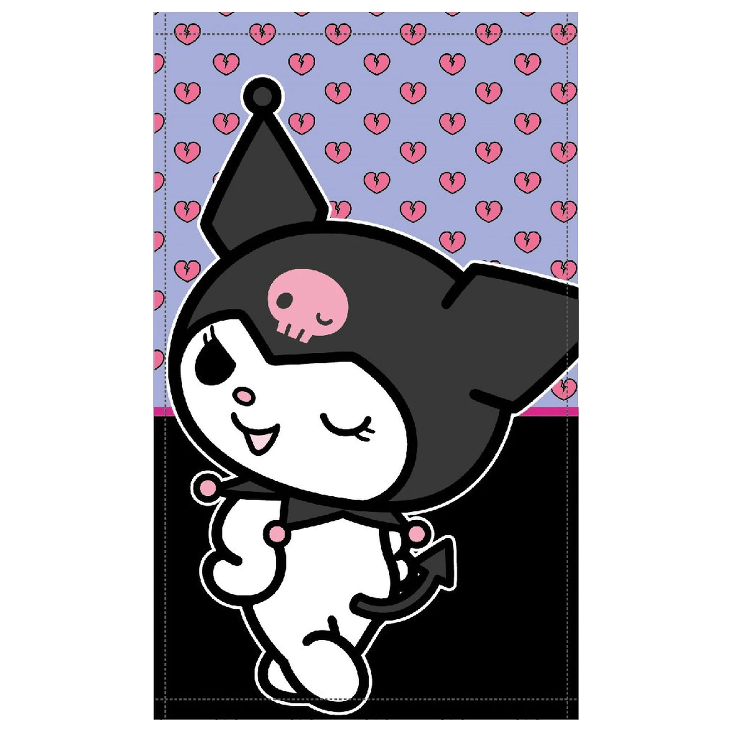 Hello Kitty Kuromi prosop de maini, prosop de fata, prosop 30x50cm poza produsului