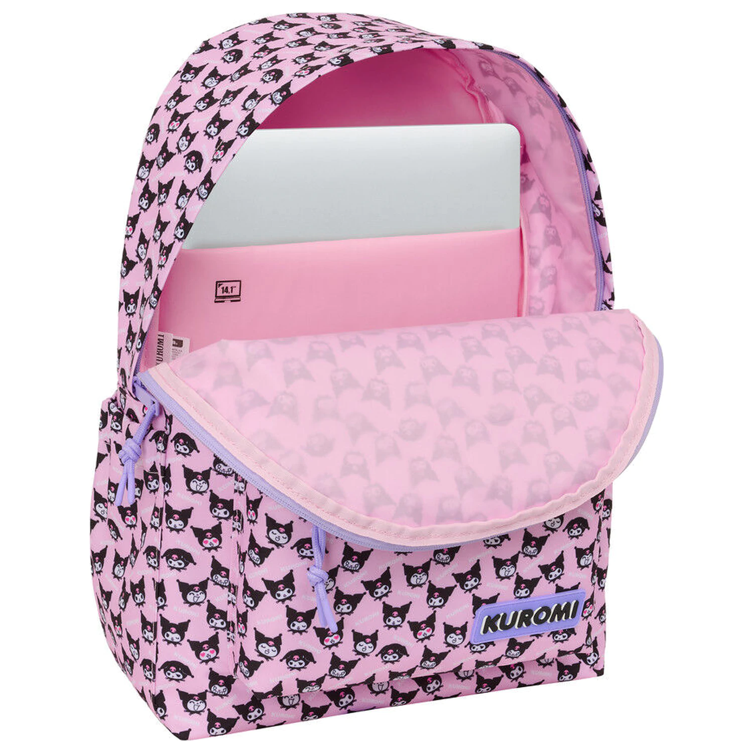Rucsac pentru laptop Hello Kitty Kuromi 43cm poza produsului